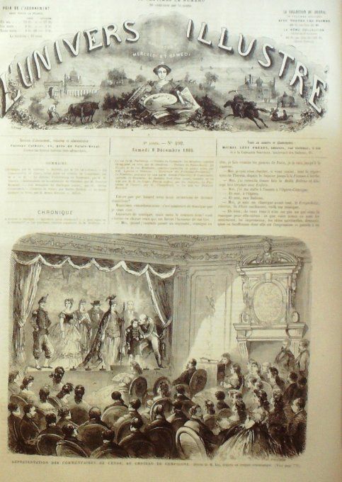 L'Univers illustré 1865 # 492 St-Gothard pont di=u Diable Allemagne Altenbourg Italie Florence