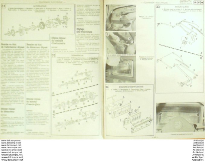 Revue Technique Automobile Citroën C25 Peugeot J5  #494