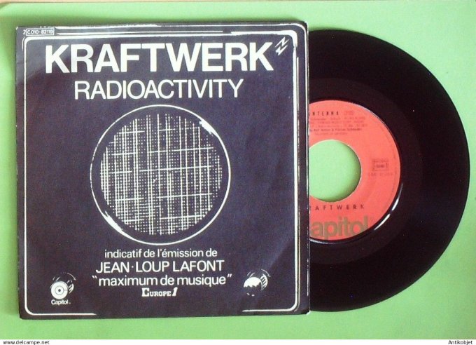 Maximum de musique Tv Europe 1 45T SP Jean-Loup Lafont Kraftwerk 1976