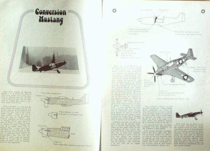 Mpm Maquettes 1975 # 49 Lavotchkine La-5 FNMustang, Republic P-47D Thunderbolt, Heinkel