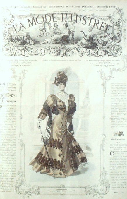 Journal Mode illustrée 1905 # 49 Costume tailleur