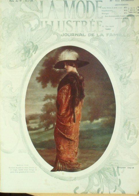 Journal Mode illustrée 1911 # 49 Manteaux dames costumes féminines