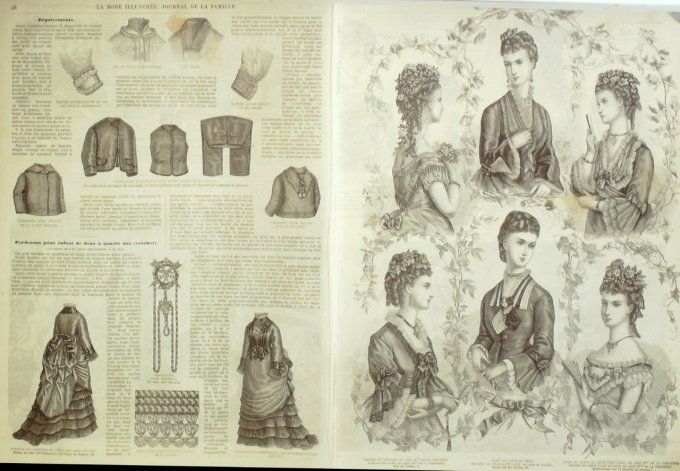 Journal Mode illustrée 1875 #  4 Travestissements enfants