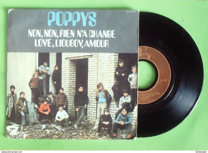 Poppys 45T SP Non non rien n'a changé