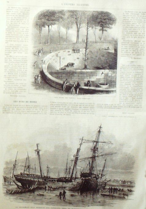 L'Univers illustré 1866 # 507 Portugal Madère Marseille 13) Suisse Berne Angleterre Chelsea