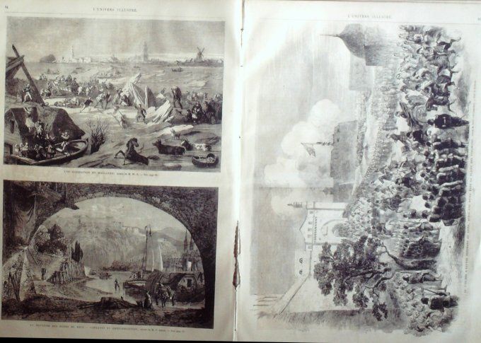 L'Univers illustré 1866 # 509 Egypte Caire Pays-Bas CAllemagne orlentz Ehrenbreistein