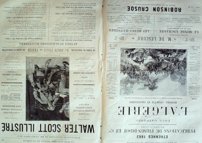 Journal Mode illustrée 1882 # 50 Manteau châle de l'Inde