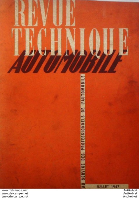 Revue Technique Automobile Jeep N 48#1947