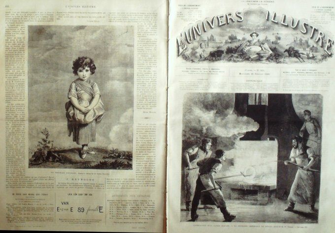 L'Univers illustré 1866 # 512 Syrie chasse aux cailles Irlande Félians