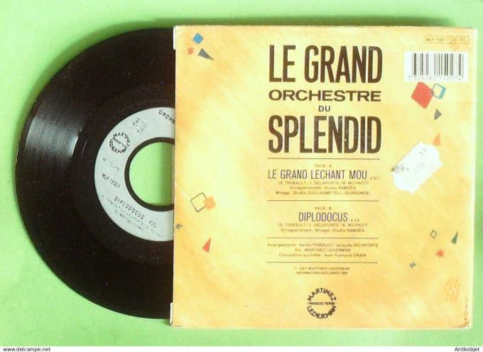 Orchestre du Splendid 45T SP Le grand méchant loup 1988