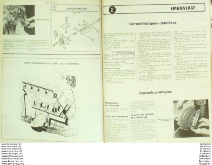 Revue Technique Automobile Citroën Lna 11 Renault 18  #454