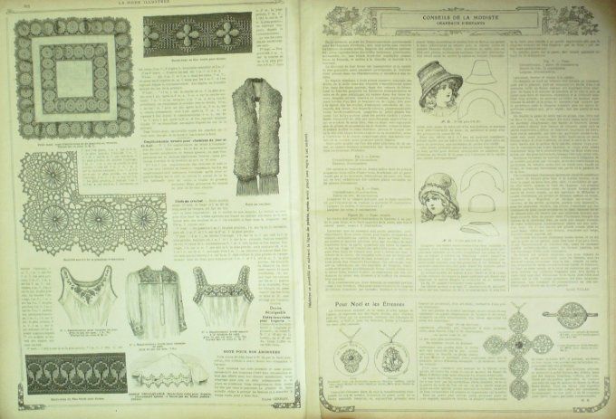 Journal Mode illustrée 1910 # 51 Robes de réception