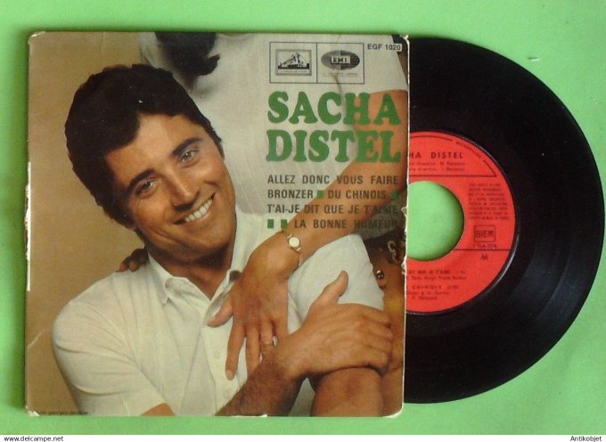 Distel Sacha 45T EP Allez donc vous faire bronzer 1968