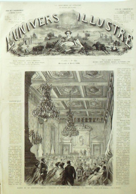 L'Univers illustré 1866 # 525 Allemagne Gelnhausen Hongrie Liptau Pérou Callao  