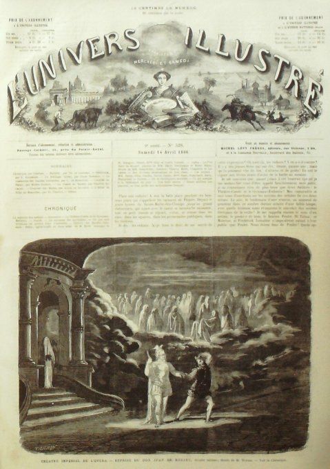 L'Univers illustré 1866 # 528 Bruxelles St-Pétersbourg Chasse Uruguay Fray-Bentos Autriche Alzbourg