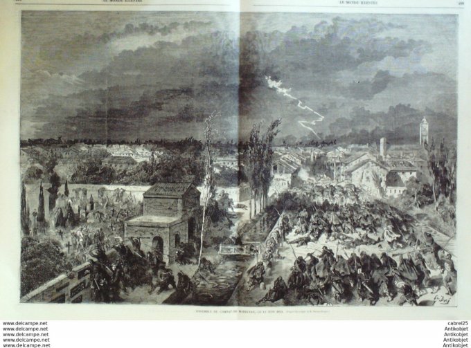 Le Monde illustré 1860 n°184 Liban Beytrouth Chine Tche-Fou Pays-Bas Amsterdam Italie Maddaloni Sant