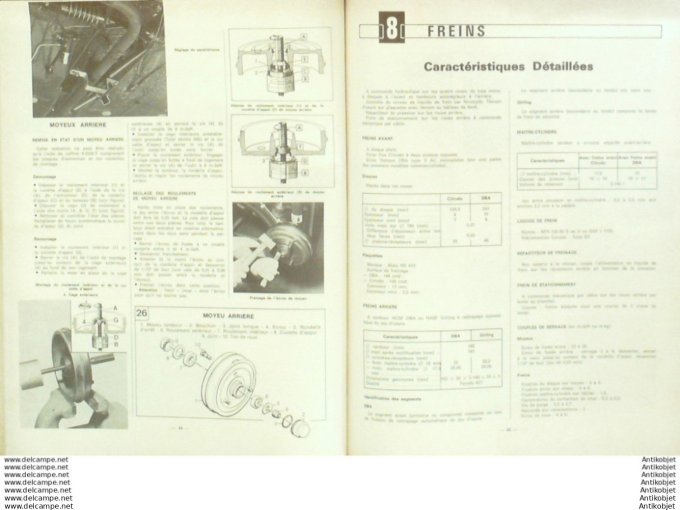 Revue Technique Automobile Citroën Visa S 4cv Ford Consul Granada 1974/1977  #386