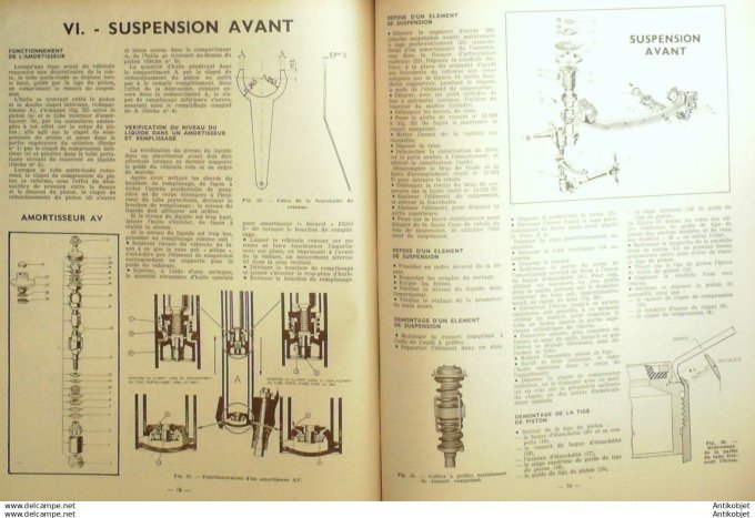 Revue Technique Automobile Simca Vedette régulateur Crouzet-Sebem 158#1959