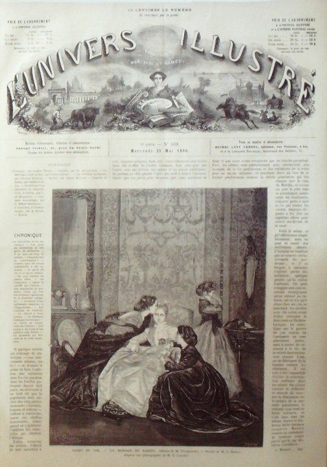 L'Univers illustré 1866 # 539 Constantinople Atmsidan Dublin St-Patrick Portugal Oporto Douro