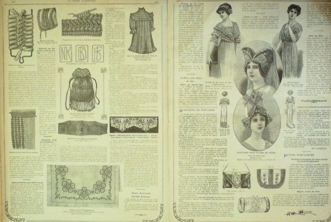 Journal Mode illustrée 1911 # 53 Travestis jeunes filles