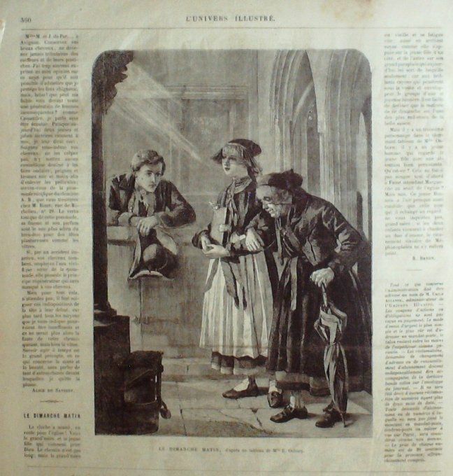 L'Univers illustré 1866 # 543 Strasbourg (67) Canada Bucherons Brésil Fernando de Noronha (île)