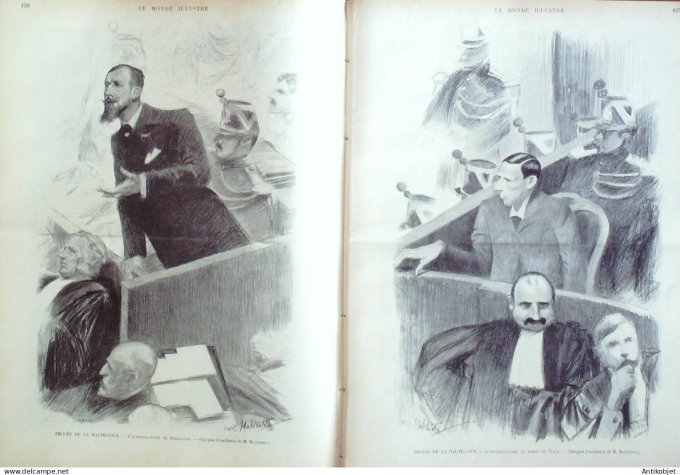 Le Monde illustré 1899 n°2226 Afrique-Sud Kimberlet Est-Court Ladysmith Transvaal Tugela Colenso