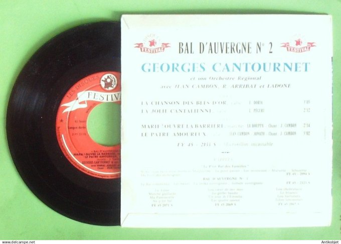 Cantournet Georges 45T EP La chanson des blés d'or