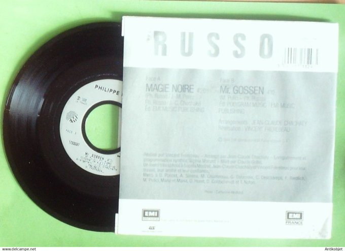 Russo Philippe 45T SP Magie noire (juke-box) 1986