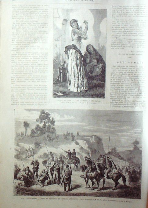 L'Univers illustré 1866 # 551 Italie Vénétie Piémont Alexandrie Mexique Cinaloa