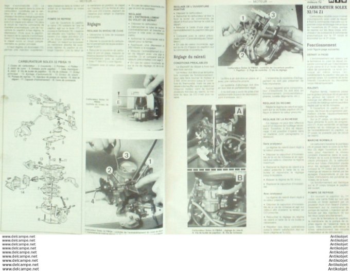 Revue Technique Automobile Citroën ZX 2cv Audi 100 Nissan Primera  #537