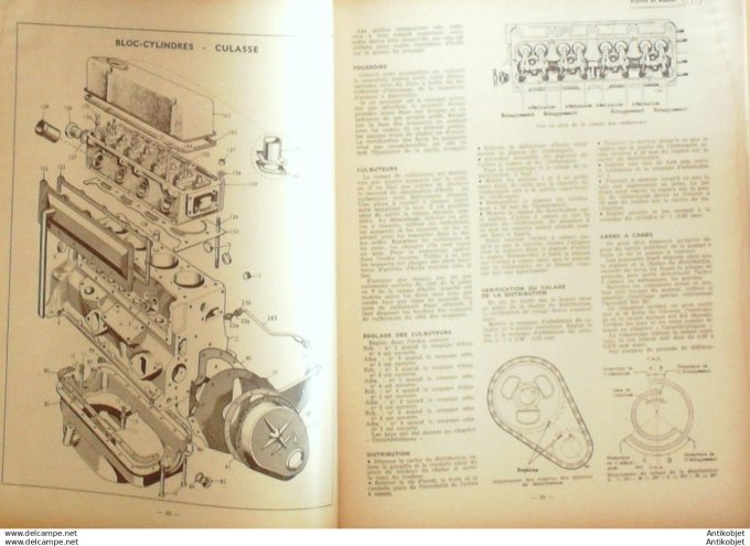 Revue Technique Automobile Ford Consul 315 Sunbeam Alpine Rapier Panhard PL 17 Tigre 183#1961