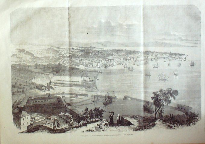 L'Univers illustré 1866 # 556 Italie Vérone Ostiglia Trieste Egypte Suez Afghanistan cavaliers