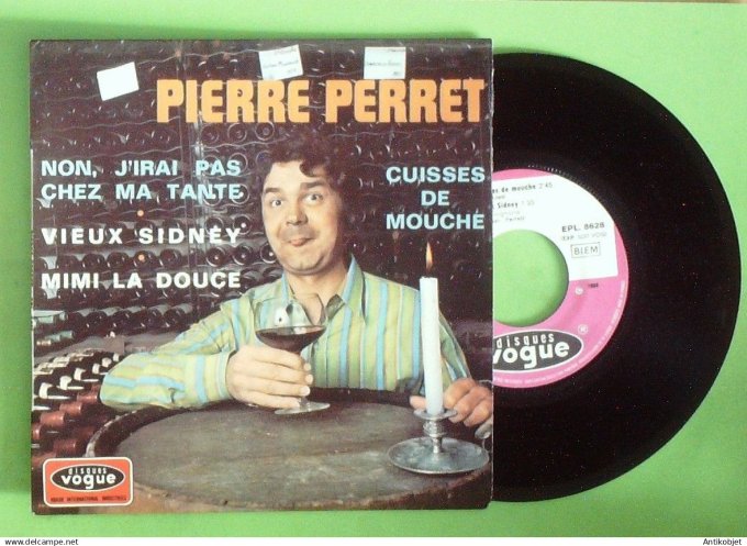 Perret Pierre 45T EP Cuisses de mouche (languette) 1968