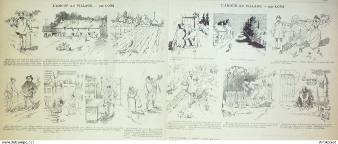 La Caricature 1882 n°136 L'Egypte Robida Draner Tinant Loys