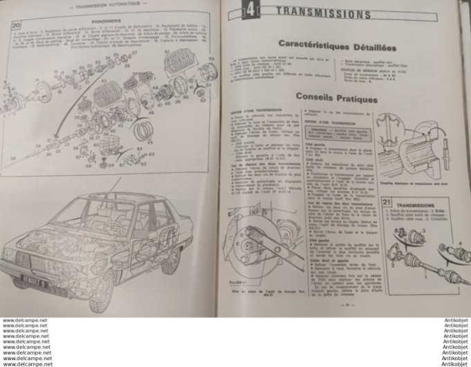 Revue Technique Automobile Citroën Visa II Renault 9  #423