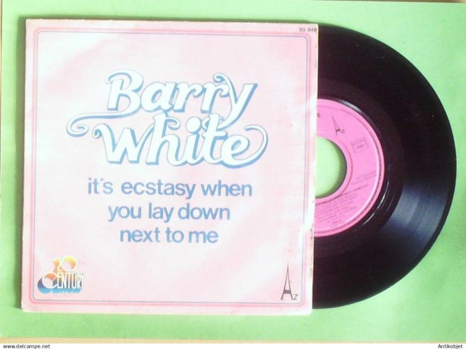 Barry White 45T SP I never thought I'd fall 1977