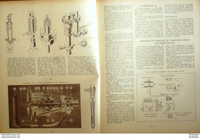 Revue Technique Automobile Renault Frégate Mercedes-Benz 153#1959