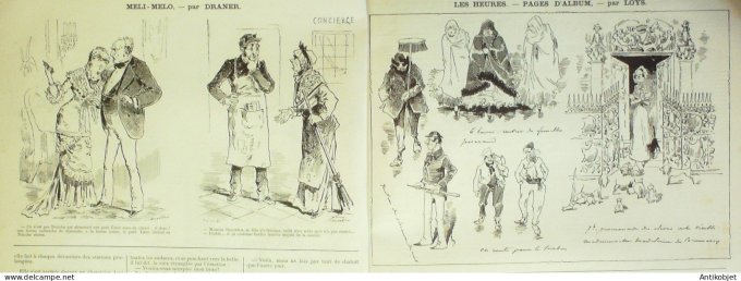 La Caricature 1882 n°151 Armées Allemandes Bavière Caran d'Ache Loys Trock