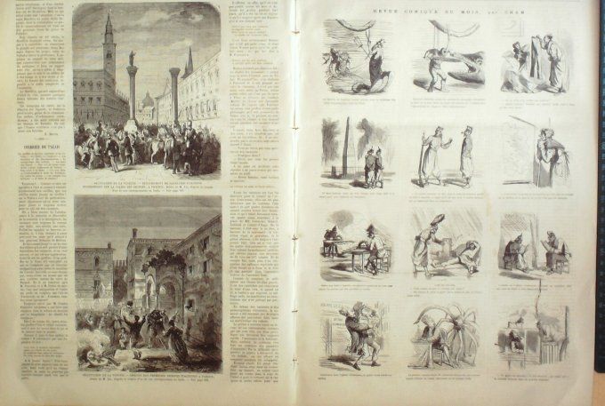 L'Univers illustré 1866 # 562 Allemagne Breslau Presbourg Italie Vénétie Padoue Vicence