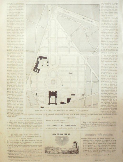 L'Univers illustré 1866 # 566 Allemagne Leipsick théâtre Usa Oregon St-Cyr Carrousel