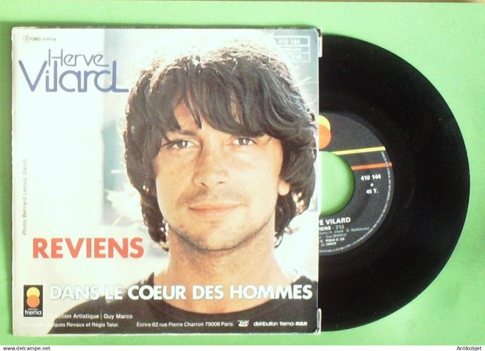 Vilard Hervé 45T SP Reviens 1980