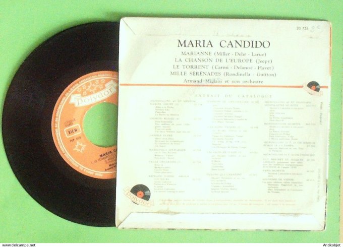 Candido Maria 45T EP Marianne 1957