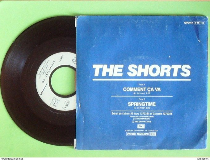 The Shorts 45T SP Comment ça va 1988