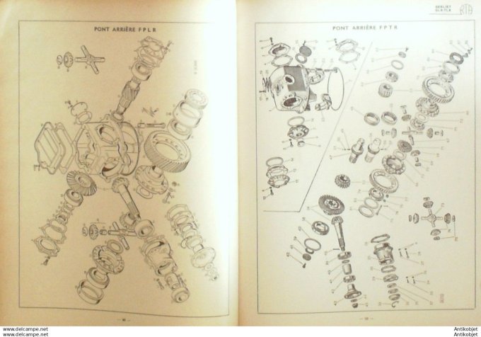 R.T Automobile Berliet GLR 8 & TLR GAK moteurs Evinrude Peugeot 404 191 # 1962
