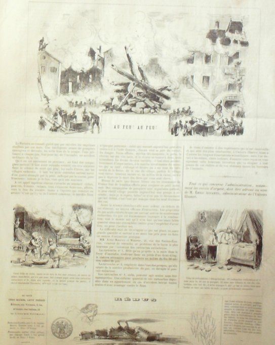 L'Univers illustré 1866 # 572 Gilbratar Venise Haïti port de Jacmel Passy Théâtre Rossini