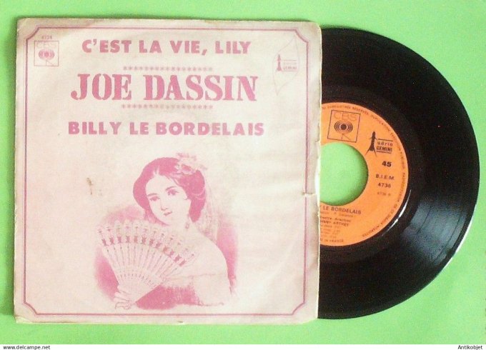 Dassin Joe 45T SP Billy le Bordelais 1970