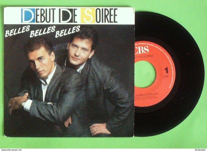 Début de soirée 45T SP Belles belles belles 1990