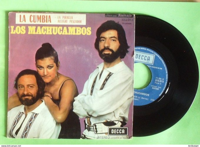 Los Machucambos 45T EP La Cumbia 1961