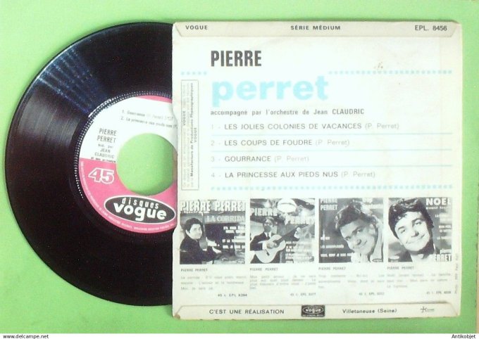 Perret Pierre 45T EP Les jolies colonies de vacances 1966