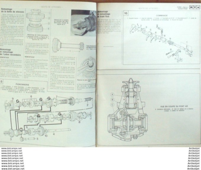 Revue Technique Automobile Ford Sierra 2.3D Renault 11 & 9 Mazda 121  #492